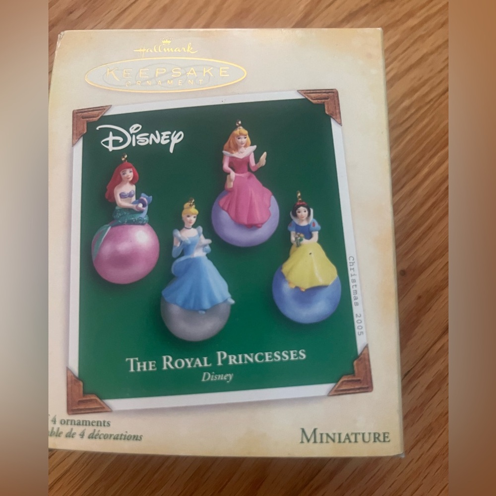 Disney royal princess hallmark ornament